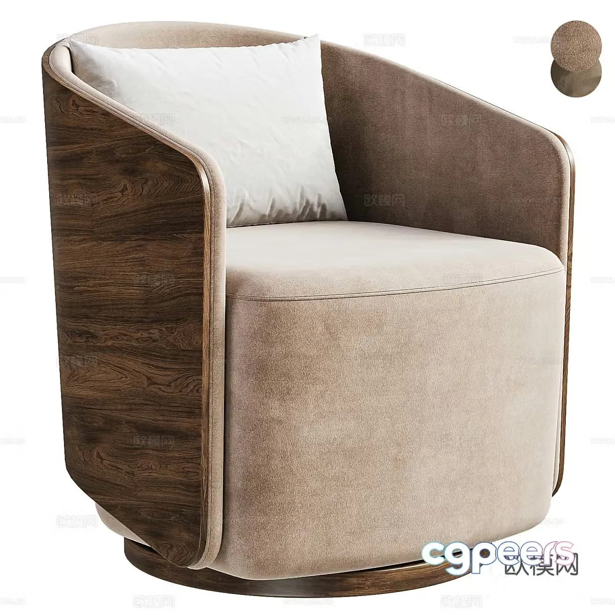 Parla’s Padova armchair 3d model