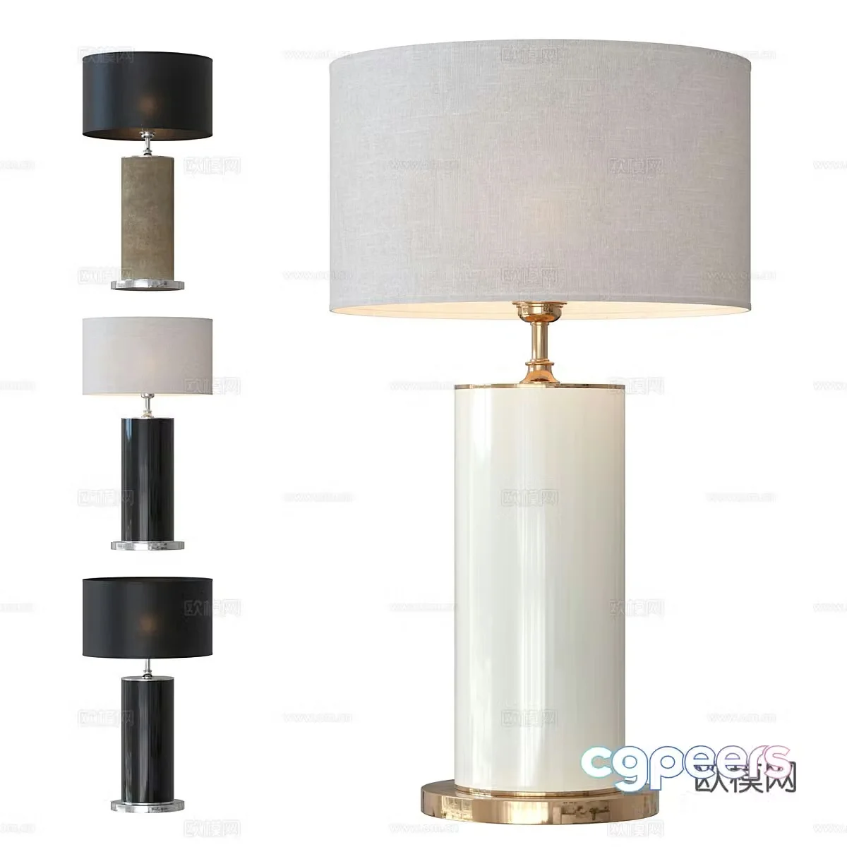 Modern Tosconova Perseo desk lamp 3d model