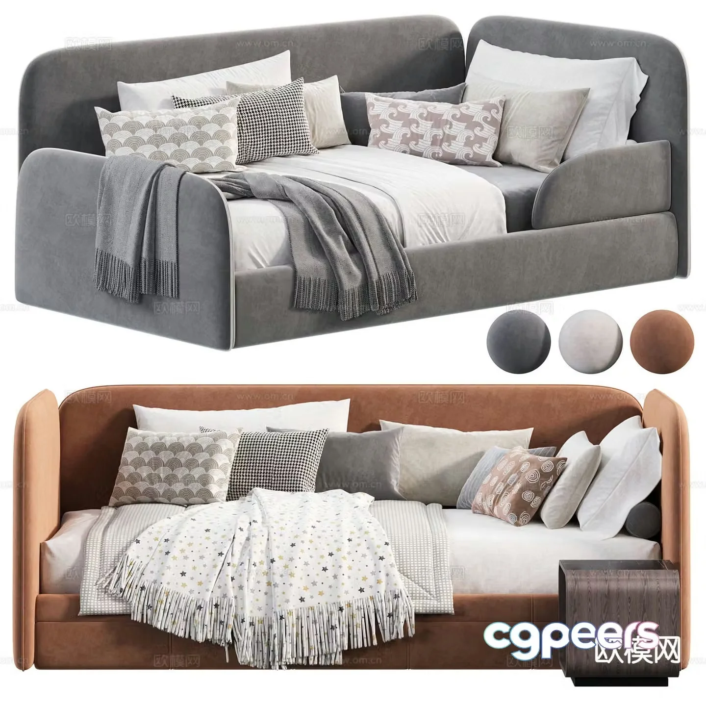 Children’s sofa bed 3d model