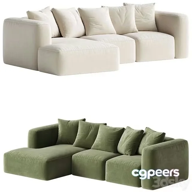 3ds Max Free – Downtime Corner Cinema Sofa