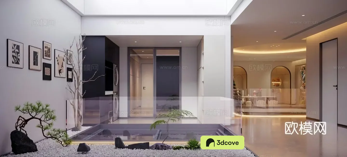 Modern indoor landscape