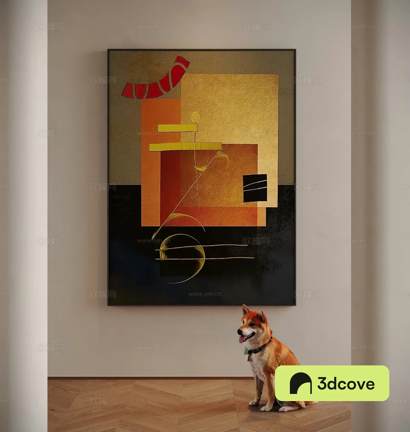 Medieval style texture painting decorative painting