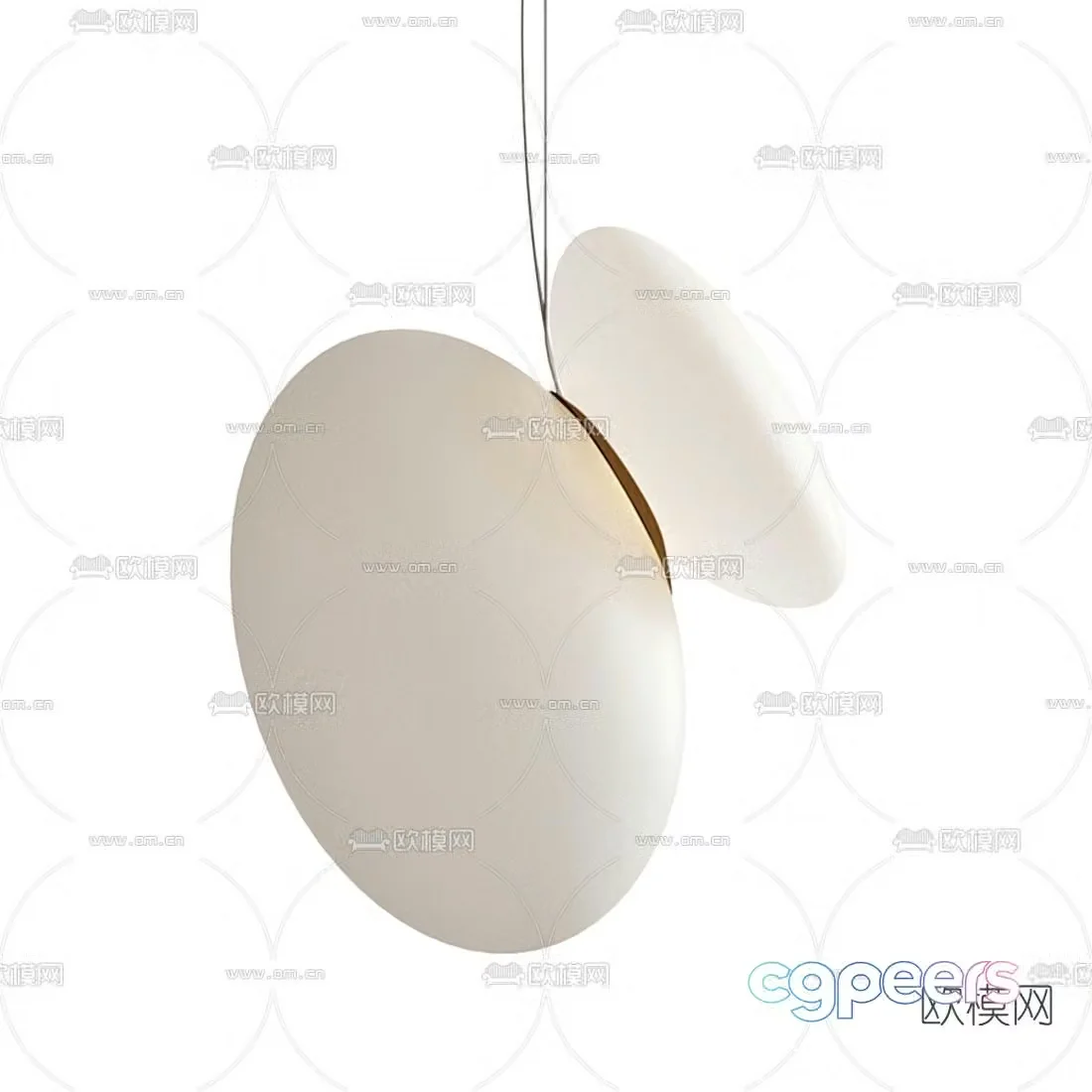 FLOS fashionable small chandelier 3d model