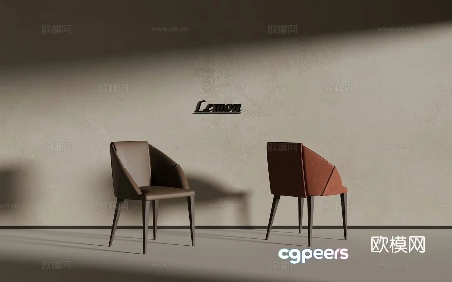 Modern leisure chair 3d model