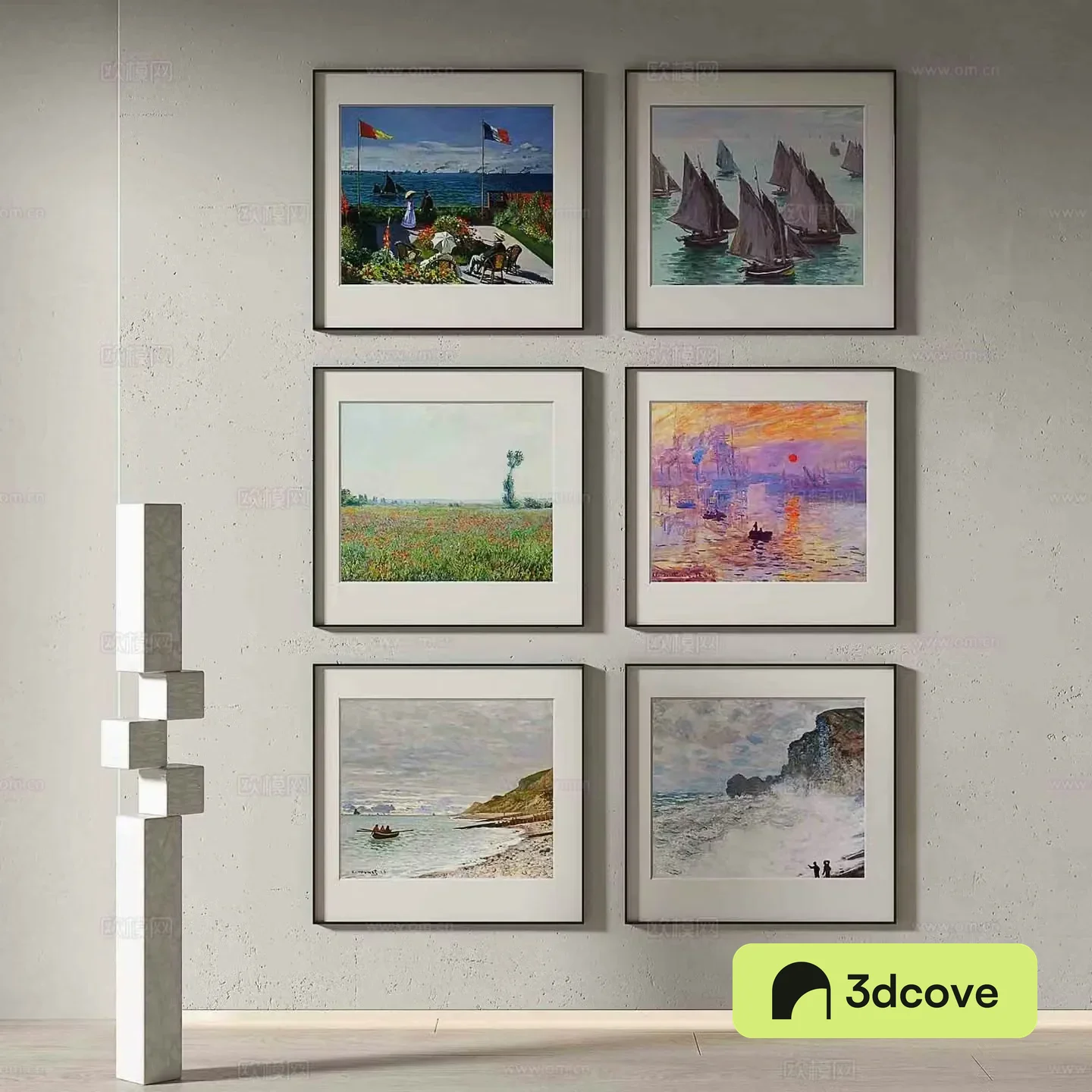 Modern landscape painting decorative painting