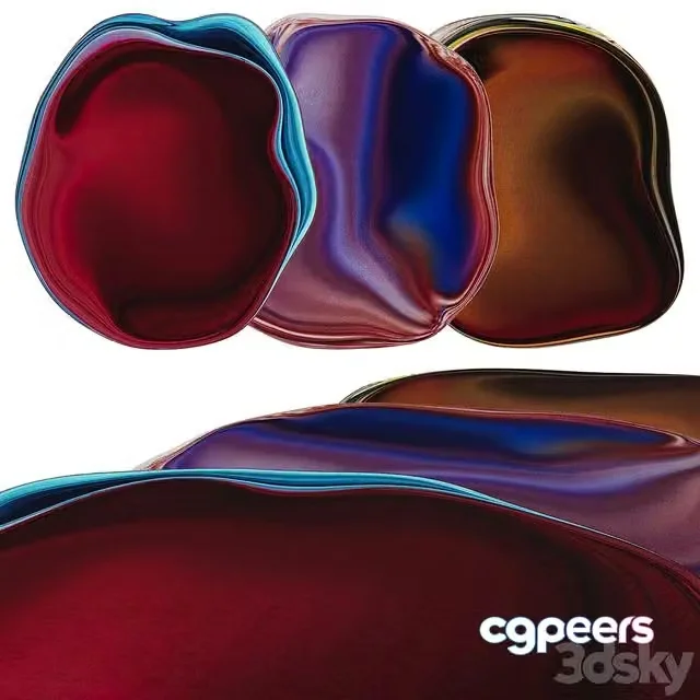 3ds Max Free – A set of Moooi carpets from the Mixing Pixels collection