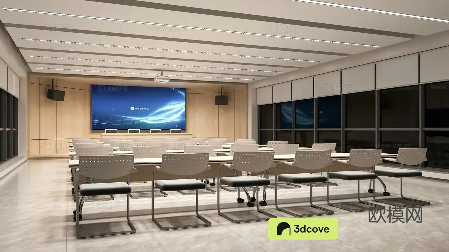 Modern conference room multifunctional lecture hall