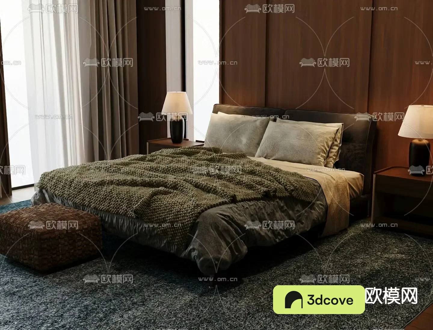 Italian double bed