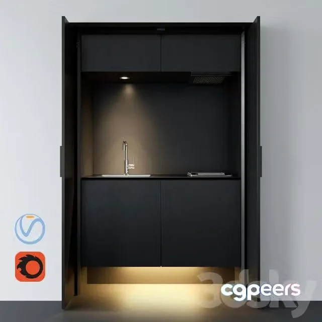 3ds Max Free – Affilato Hide Kitchen + appliances
