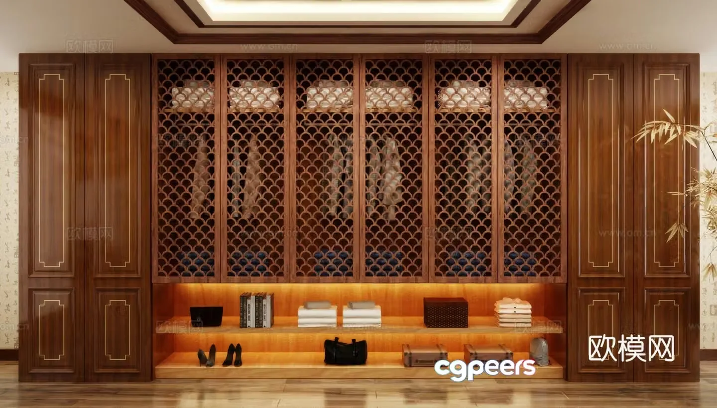 Wardrobe Design Wardrobe Wardrobe Chair Bedroom Wardrobe Hotel Wardrobe 3D Model