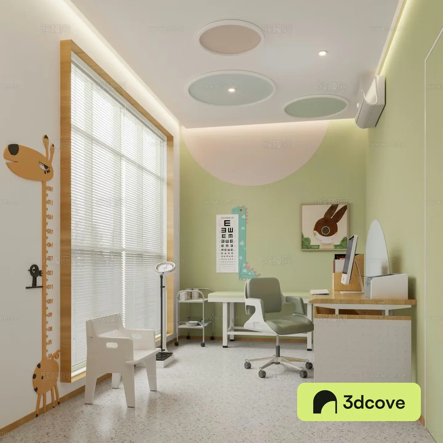 Modern children’s medical clinic