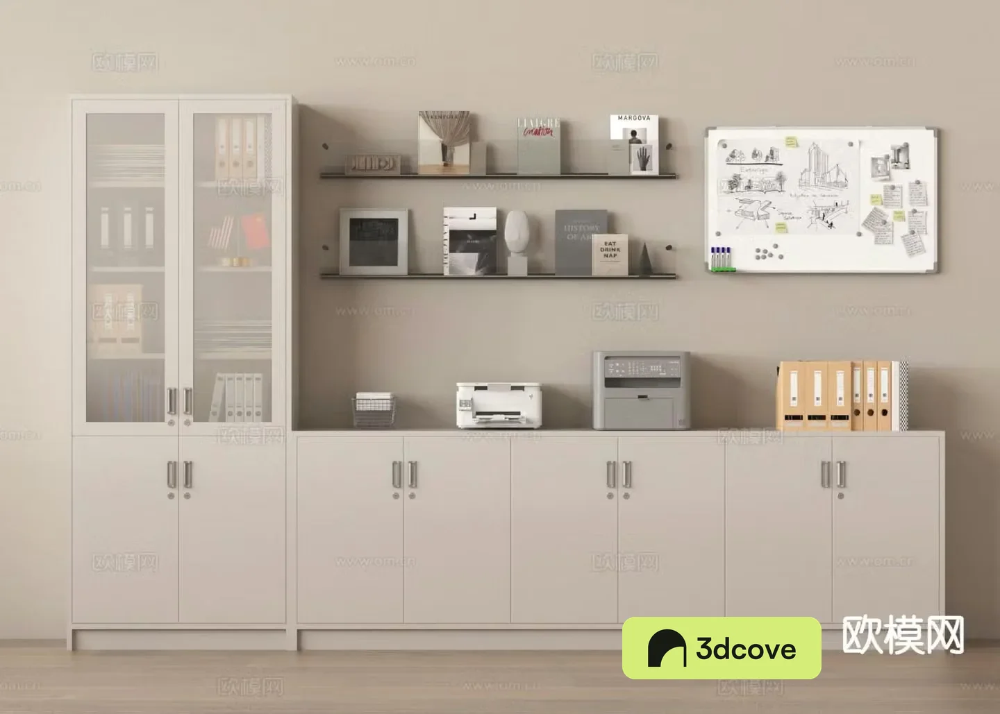 Modern filing cabinet information cabinet