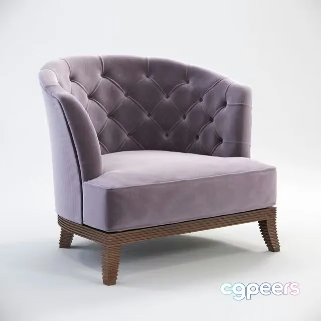 3ds Max Free – Armchair ANGELO CAPPELLINI Parcifal