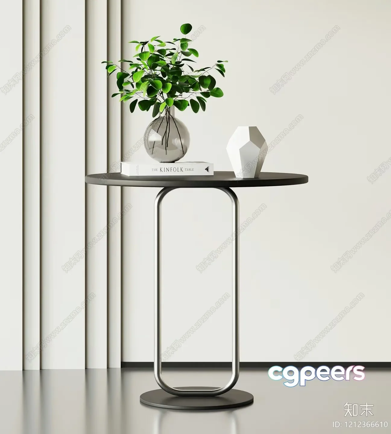 Modern Minimalist Table 3D Model – 16982 – VRAY Render