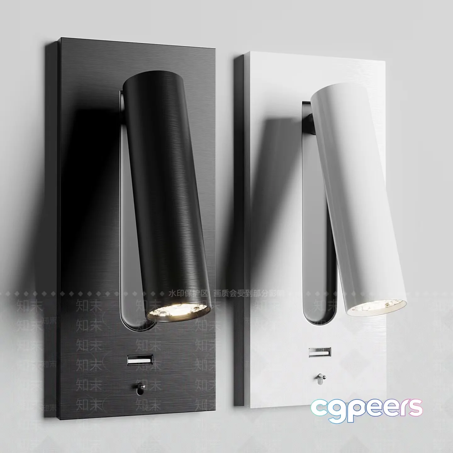 Modern Wall Lighting 3D Model – 23668 – VRAY Render