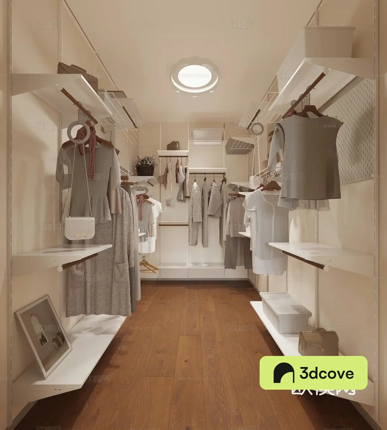 Modern cloakroom