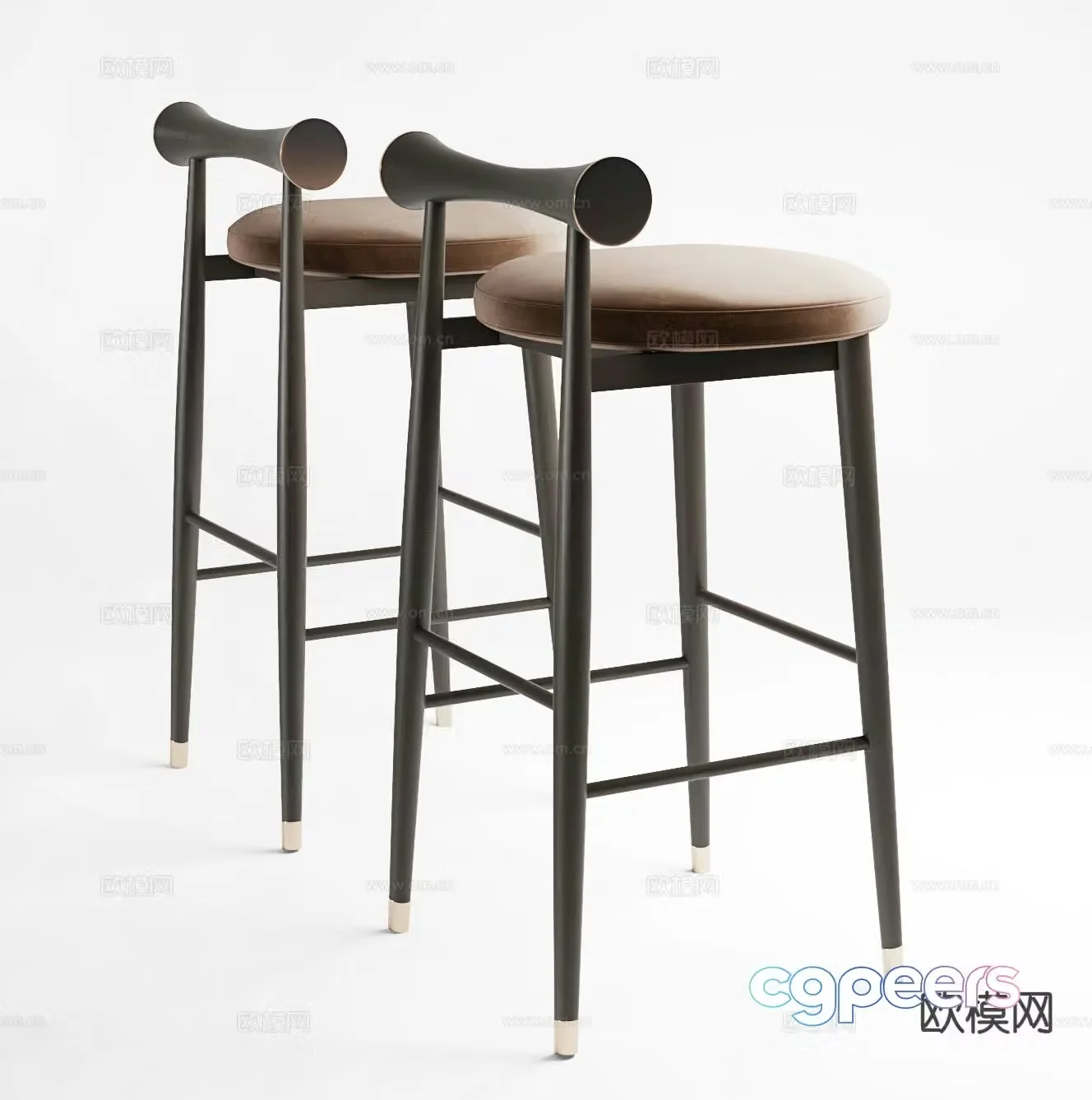 bar stool bar stool high stool 3d model