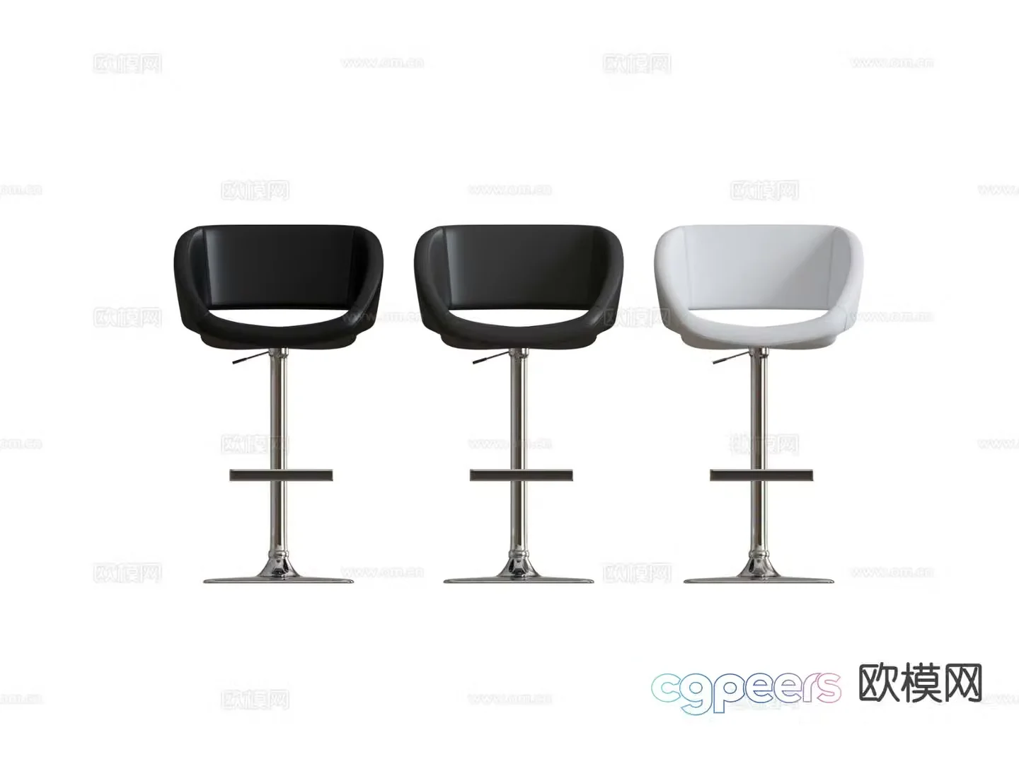 Modern bar stool bar stool bar stool 3d model