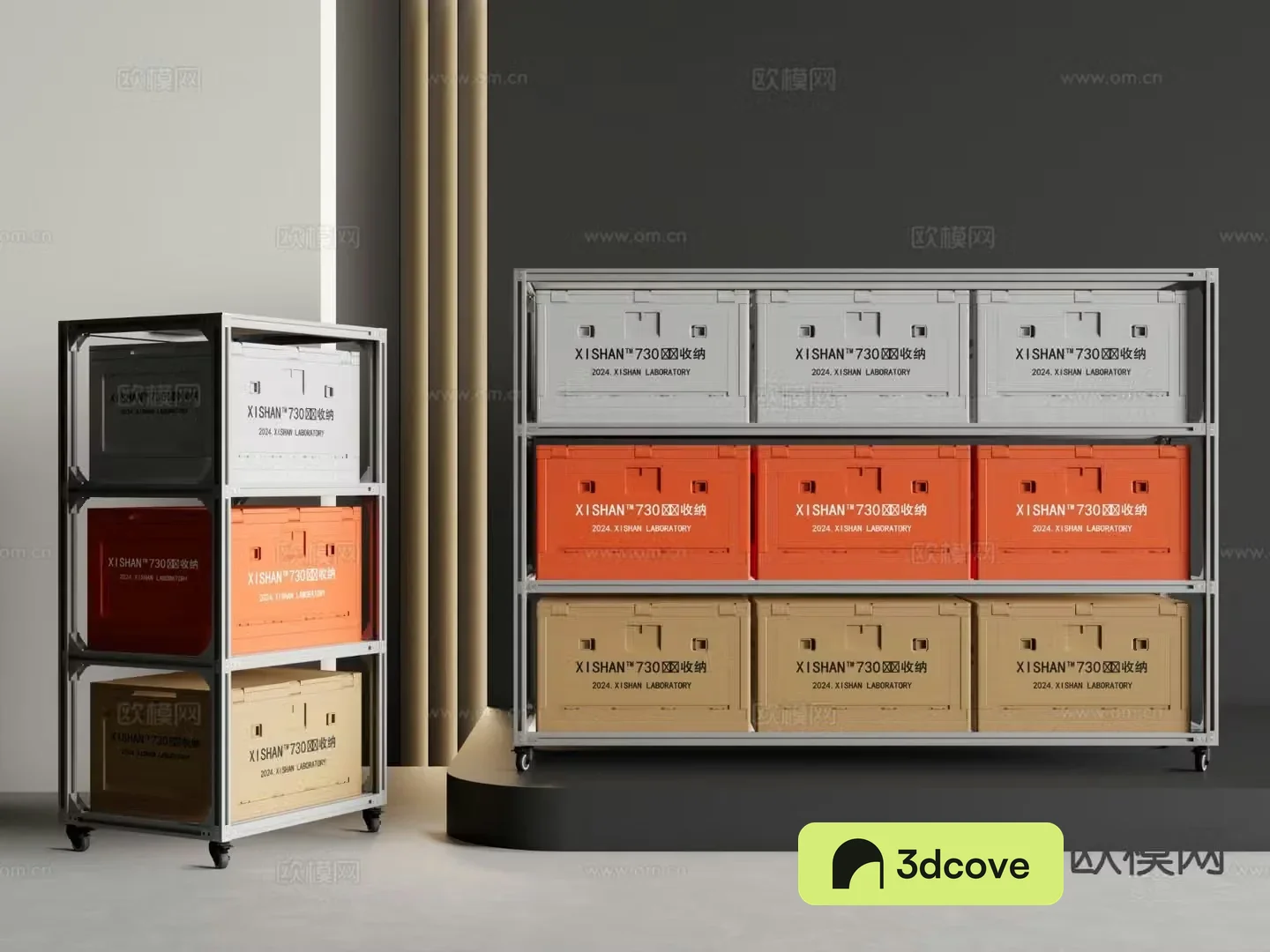 Industrial style shelves storage boxes drawers turnover boxes