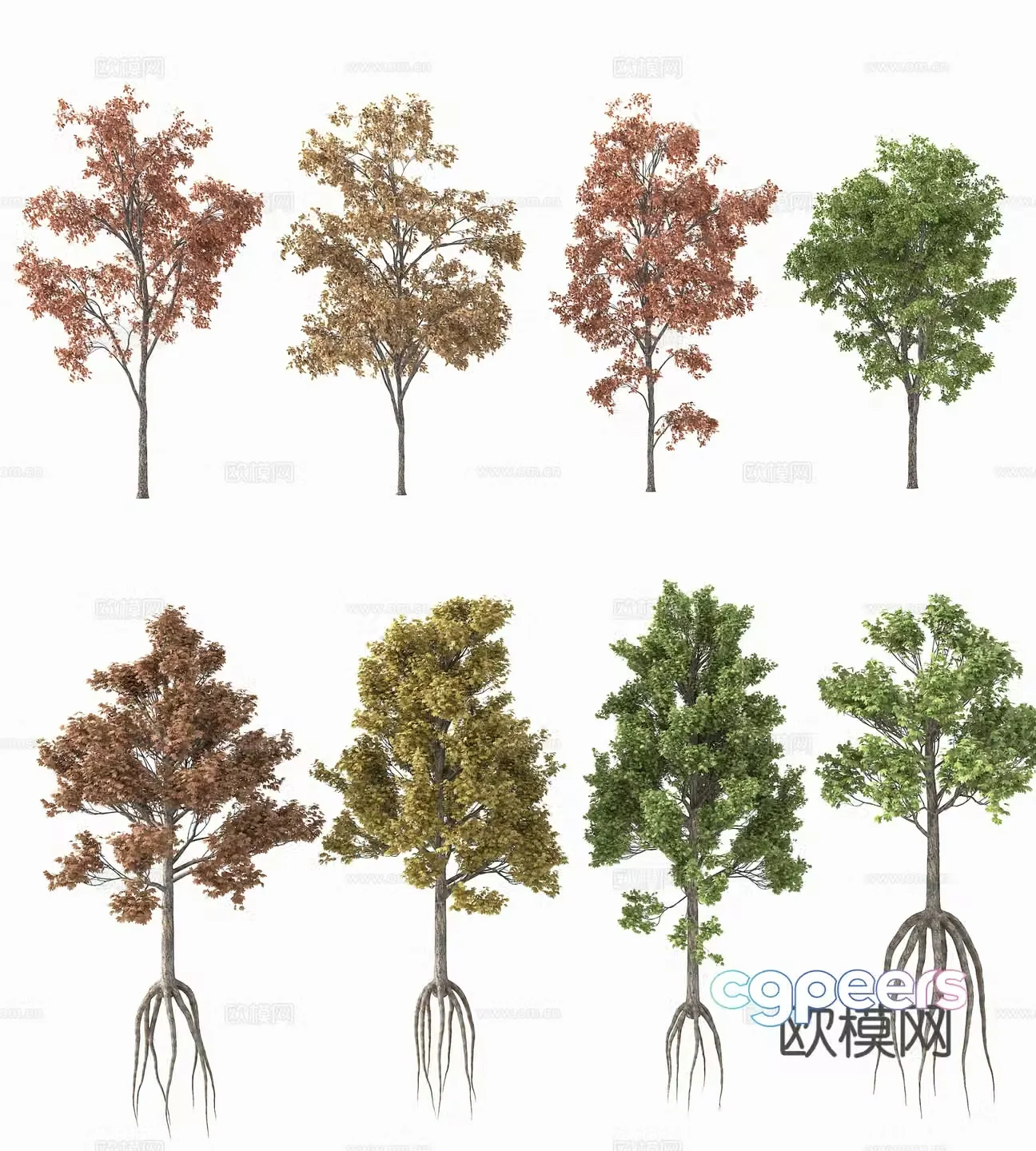 Tree Green Tree 3D Model