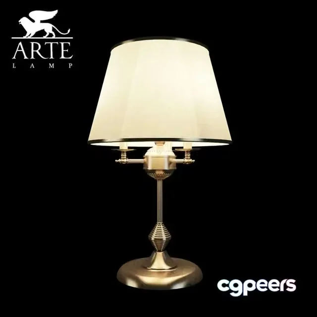 3ds Max Free – Table lamp with shade Arte Lamp A3579LT-3AB