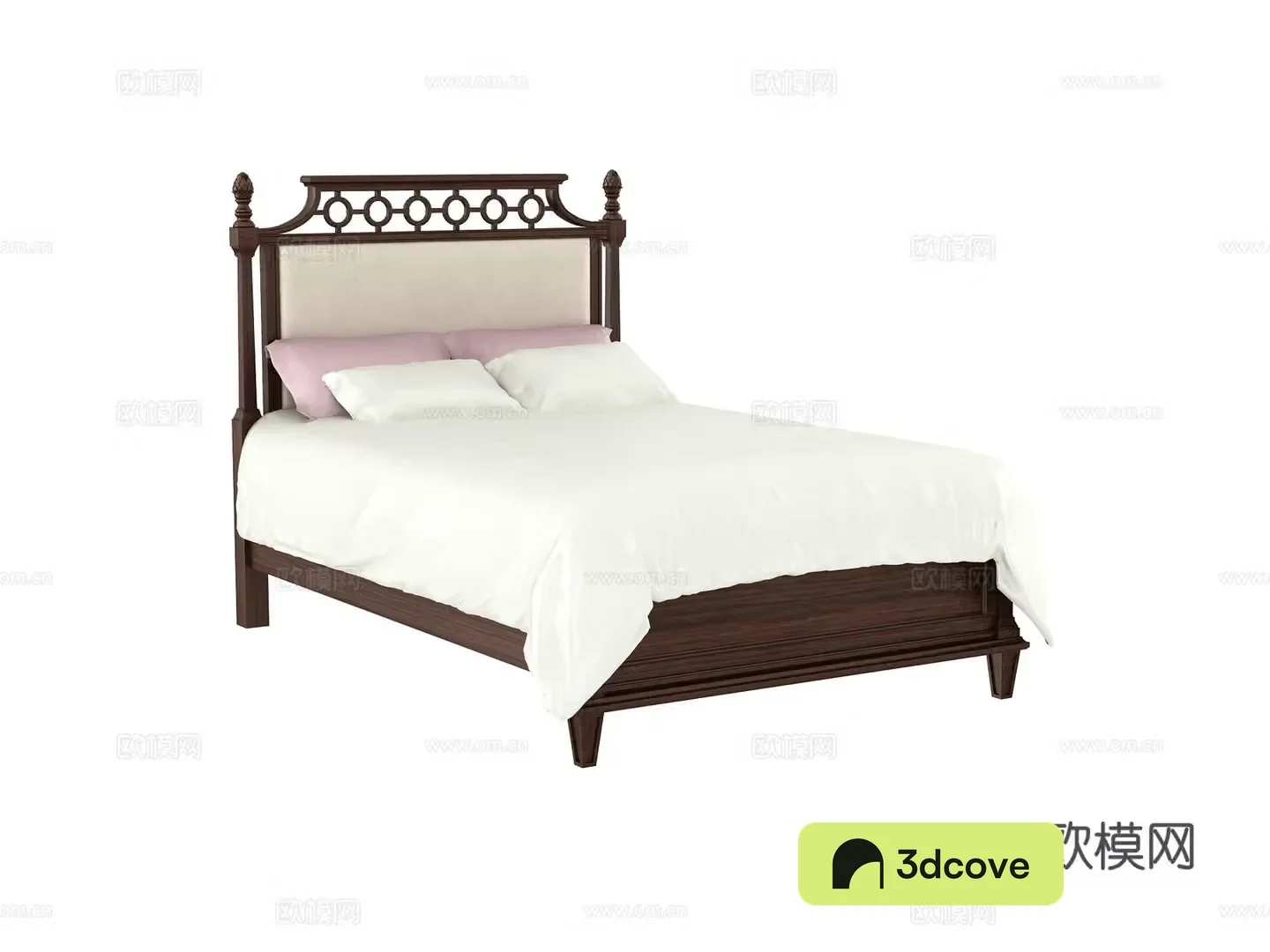 American double bed