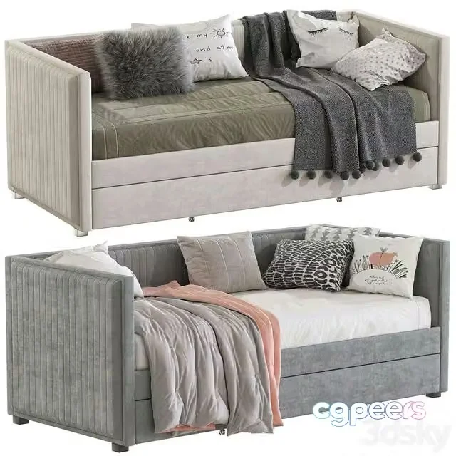 3ds Max Free – Contemporary style sofa bed 5