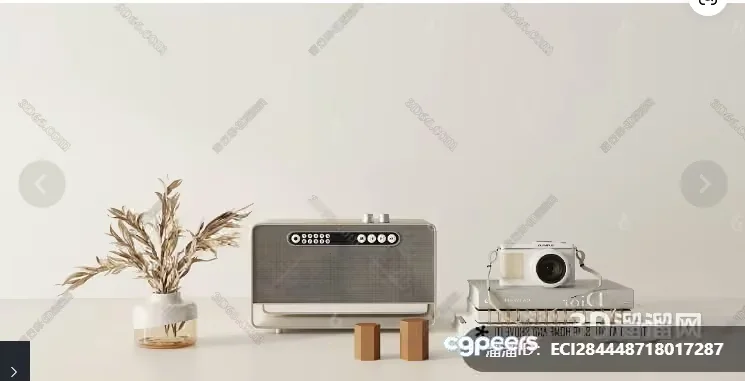 Modern Home Decor 3D Model – 22120 – VRAY Render
