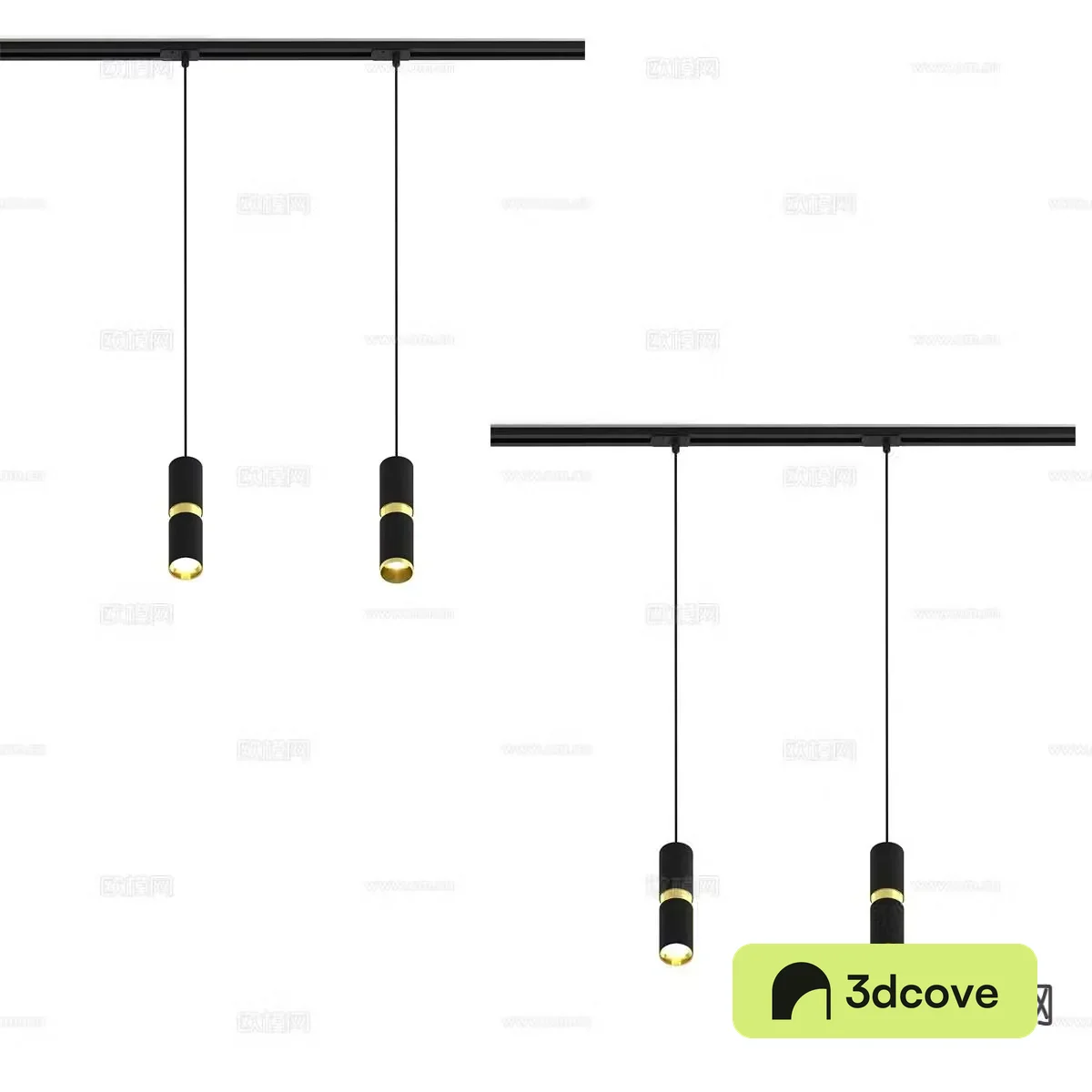 Modern minimalist chandelier