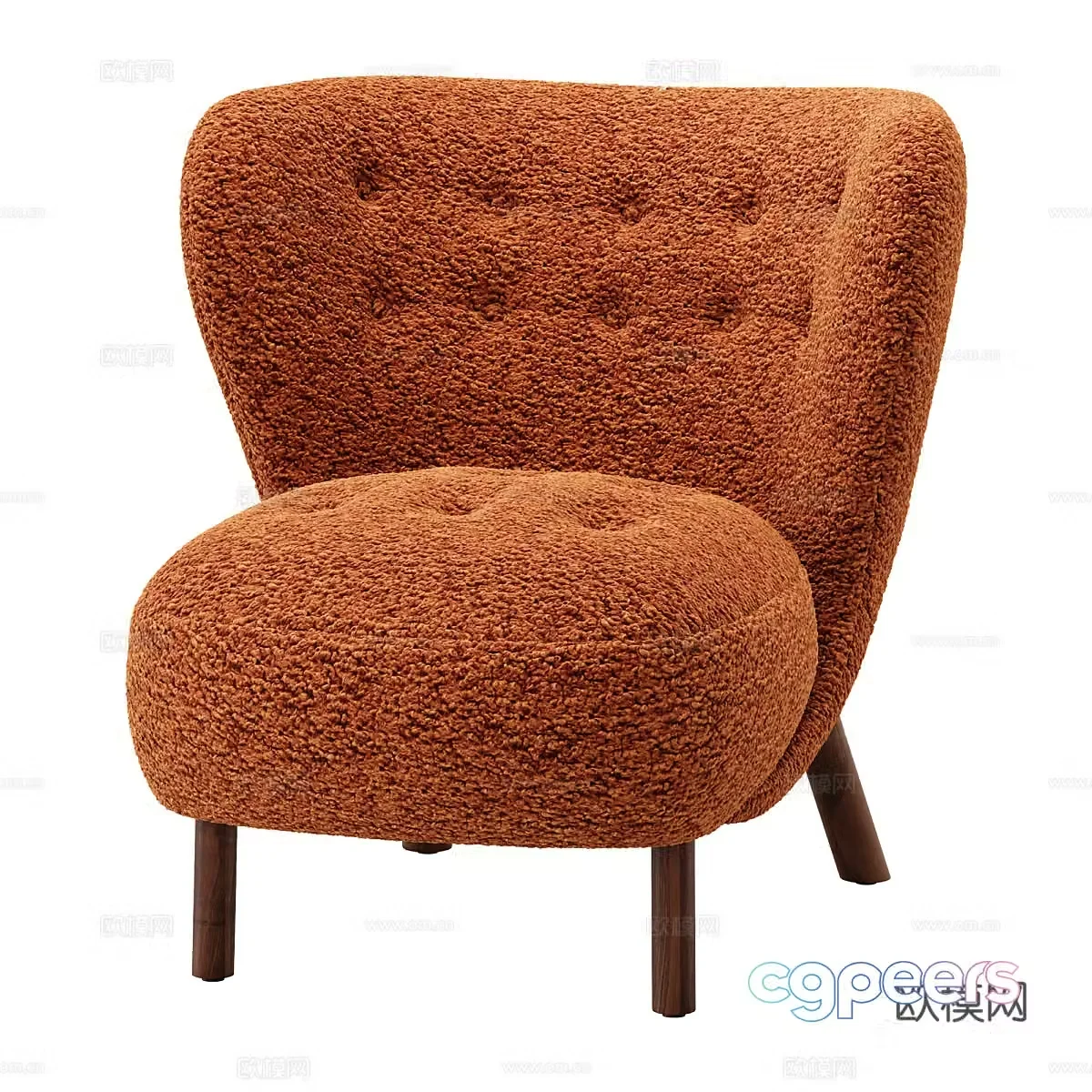 Single sofa leisure sofa 3d model