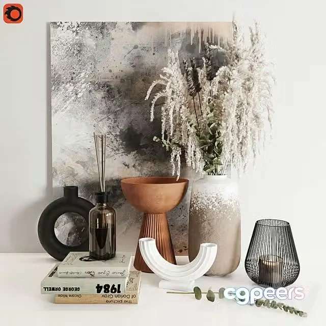 3ds Max Free – Decorative Set 00015