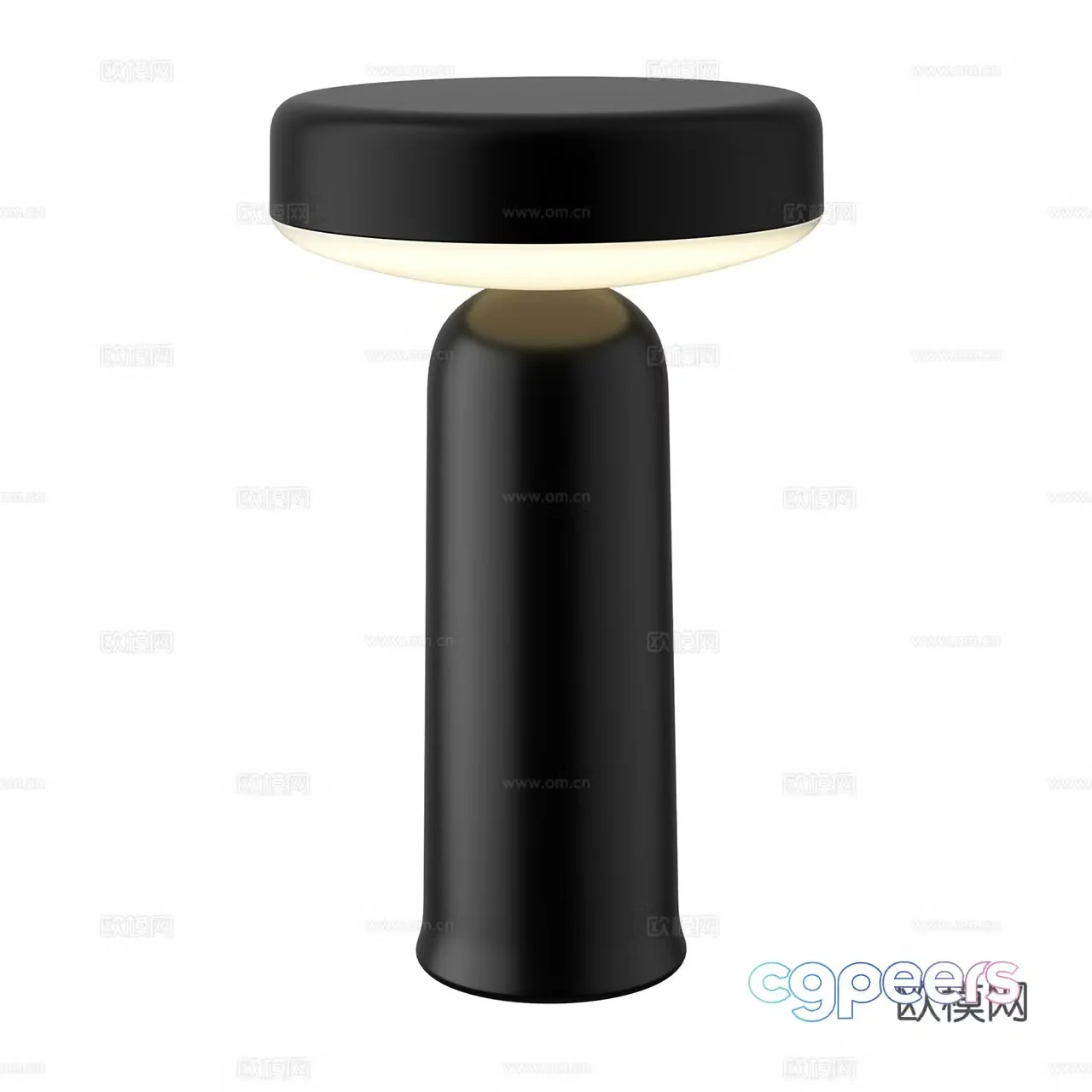 Muuto modern desk lamp minimalist desk lamp mushroom desk lamp portable desk lamp 3D model