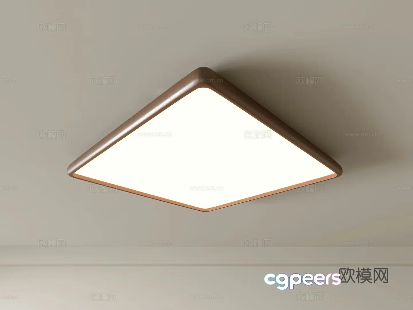 Modern ceiling lamp Geometric ceiling lamp Bedroom lamp Artistic shaped lamp Fashion living room lamp 3D model