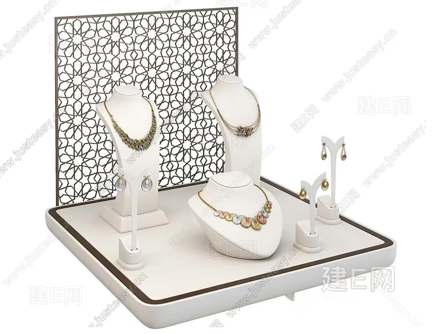 Jewelry Display Stand 3D Model – 4306 – VRAY Render