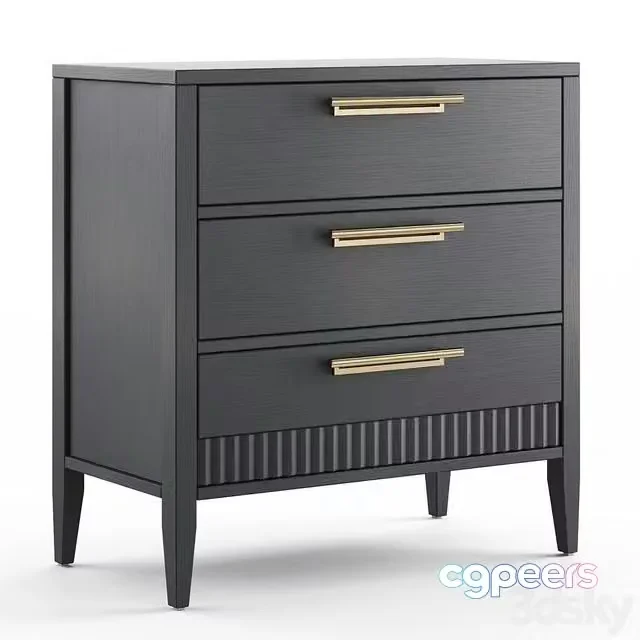 3ds Max Free – Moon Chest of Drawers Dantone Home