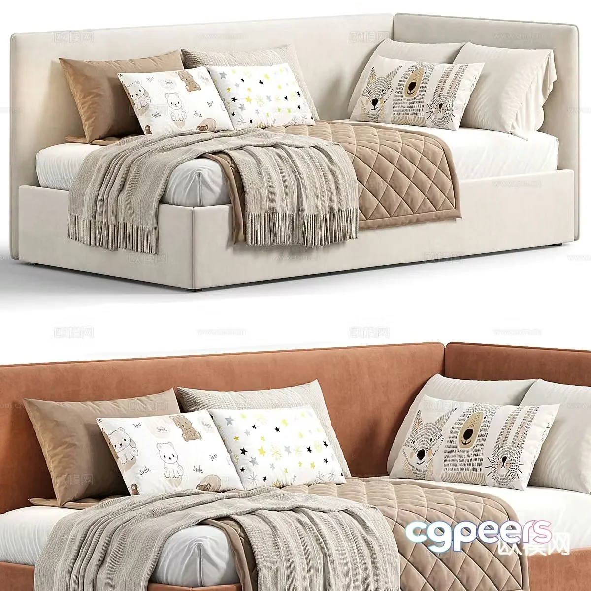 sofa bed 3d model