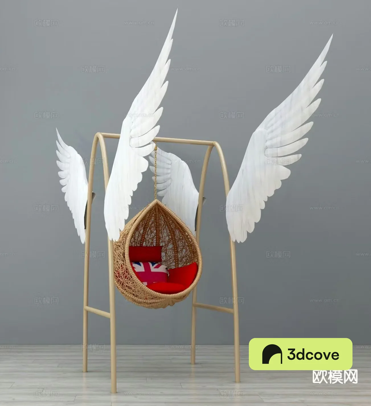 Wabi-sabi hanging chair egg chair swing chair