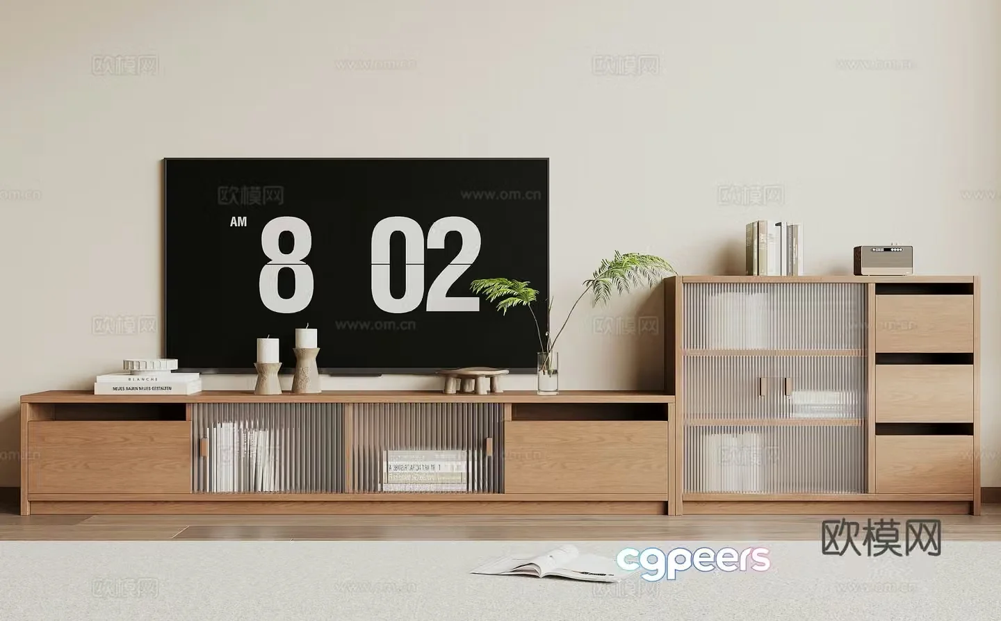 Modern TV cabinet 3d model
