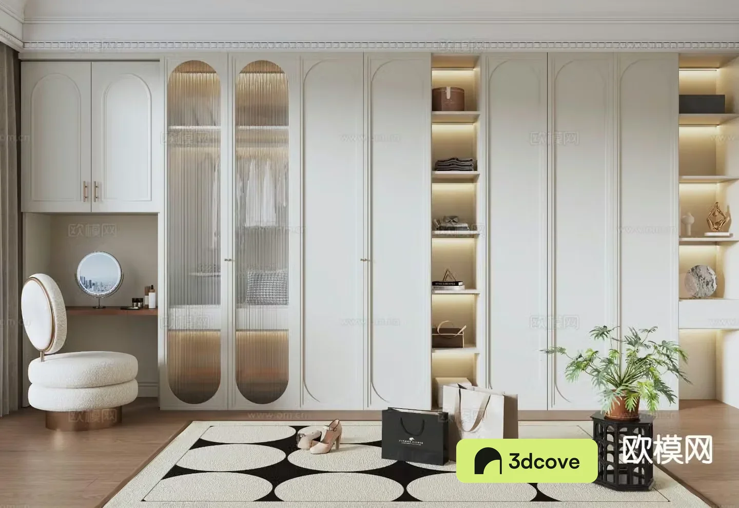 French cloakroom