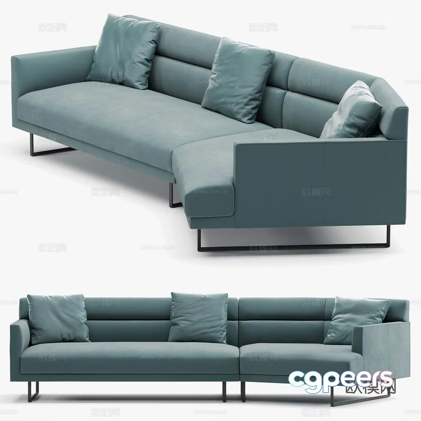 Corner sofa 3d model
