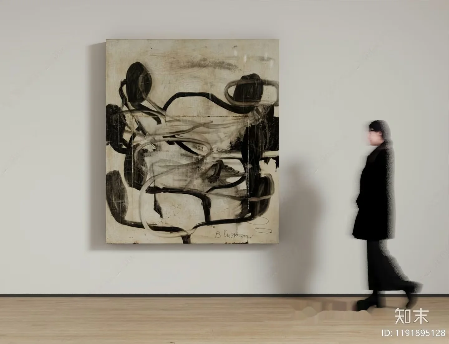 Abstract Art Piece 3D Model – 15291 – CORONA Render