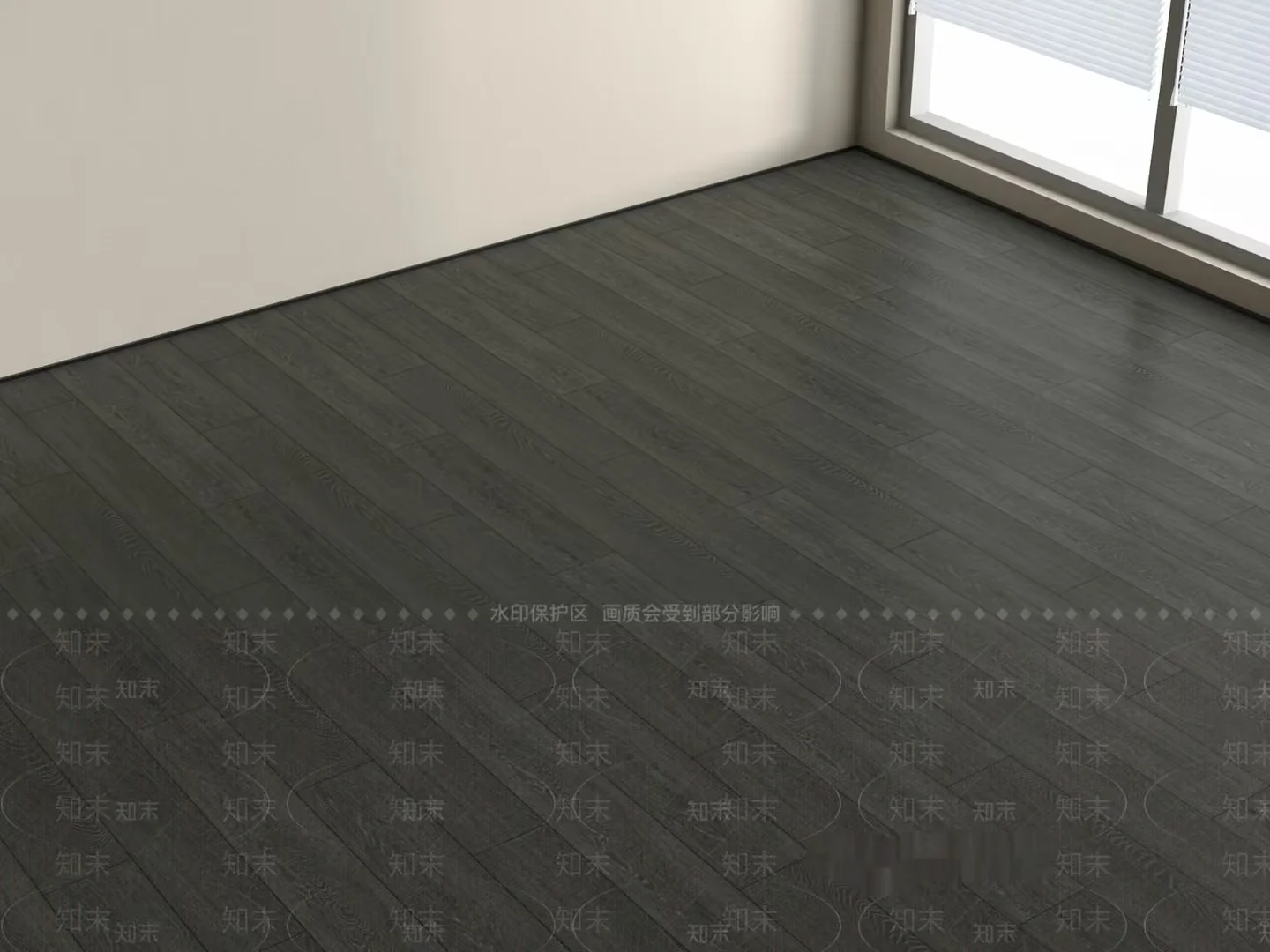 The Main Subject Is A Room With Dark Wood Floors 3D Model – 10001 – VRAY Render