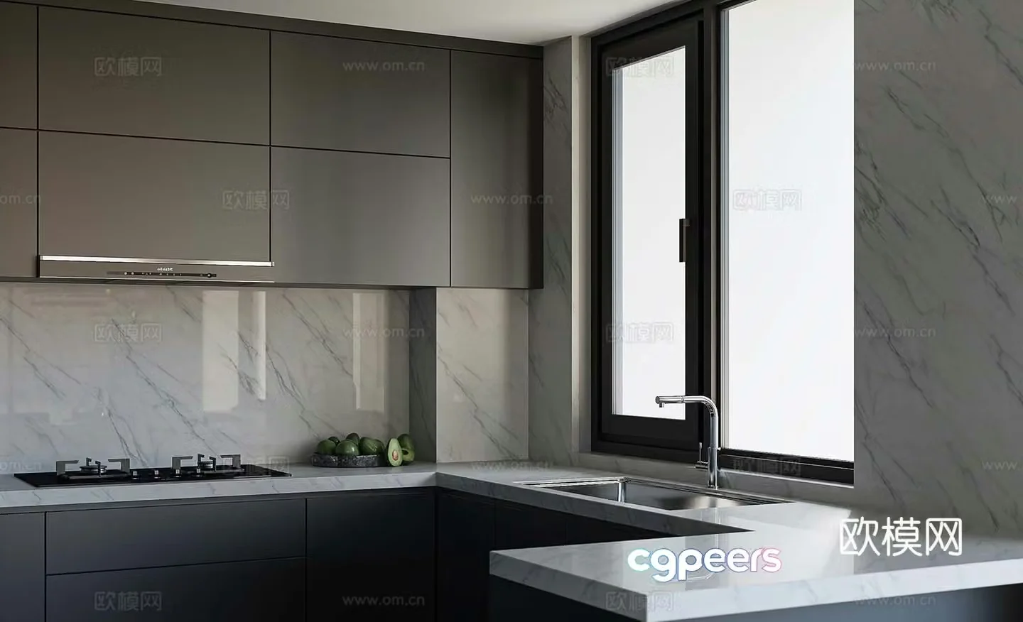Modern cabinet 3d model