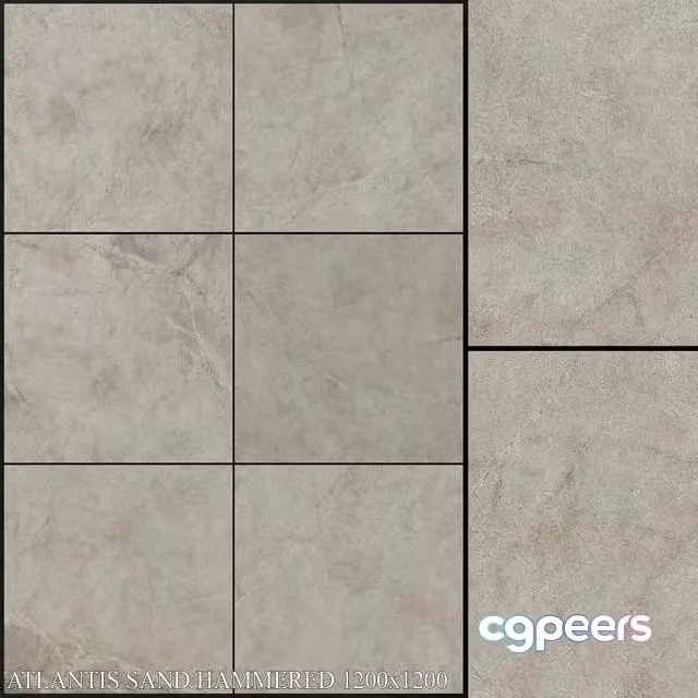 3ds Max Free – ABK Atlantis Sand Hammered tile