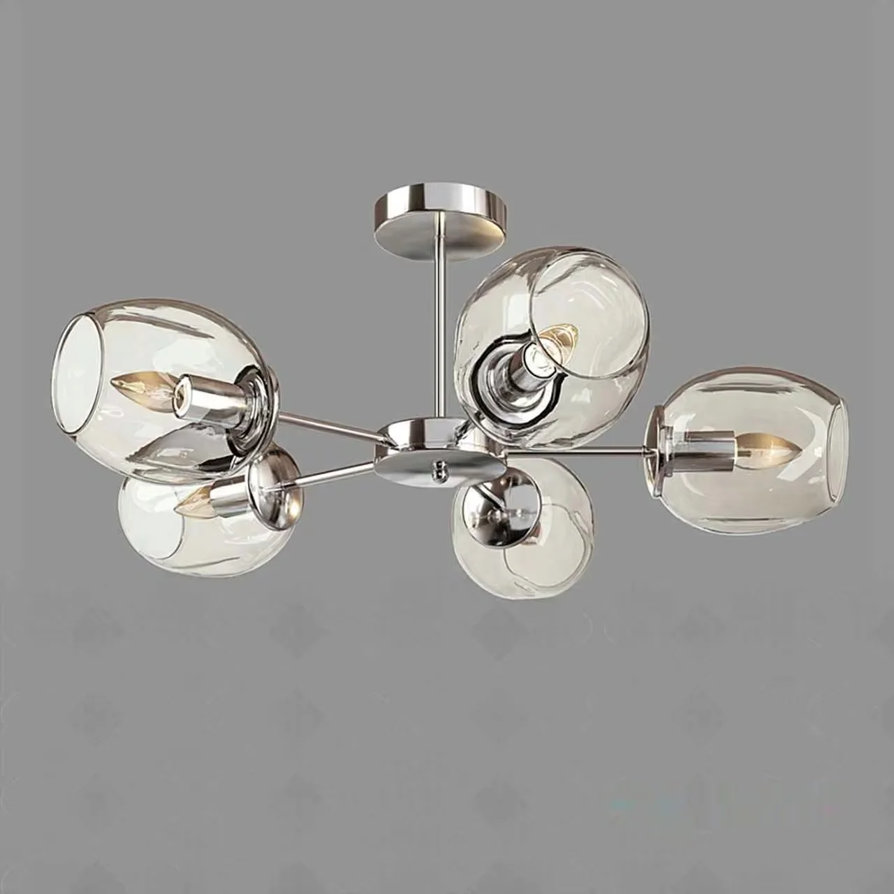 Modern Glass Light Fixture 3D Model – 8500 – VRAY Render