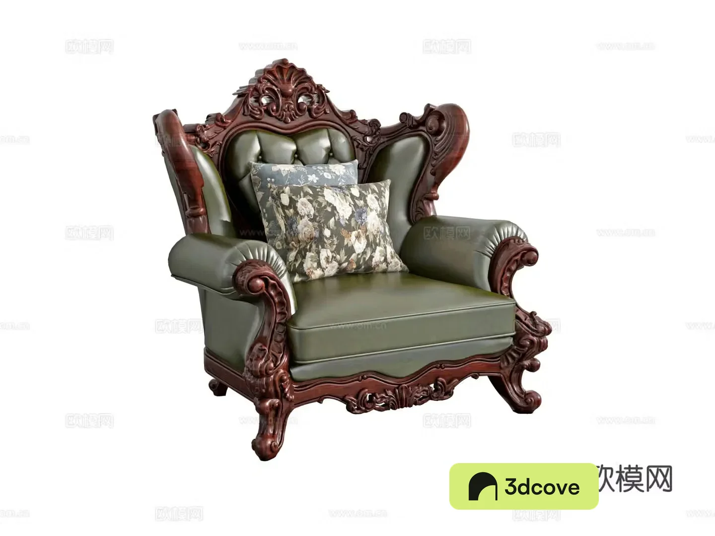 Single sofa leather sofa