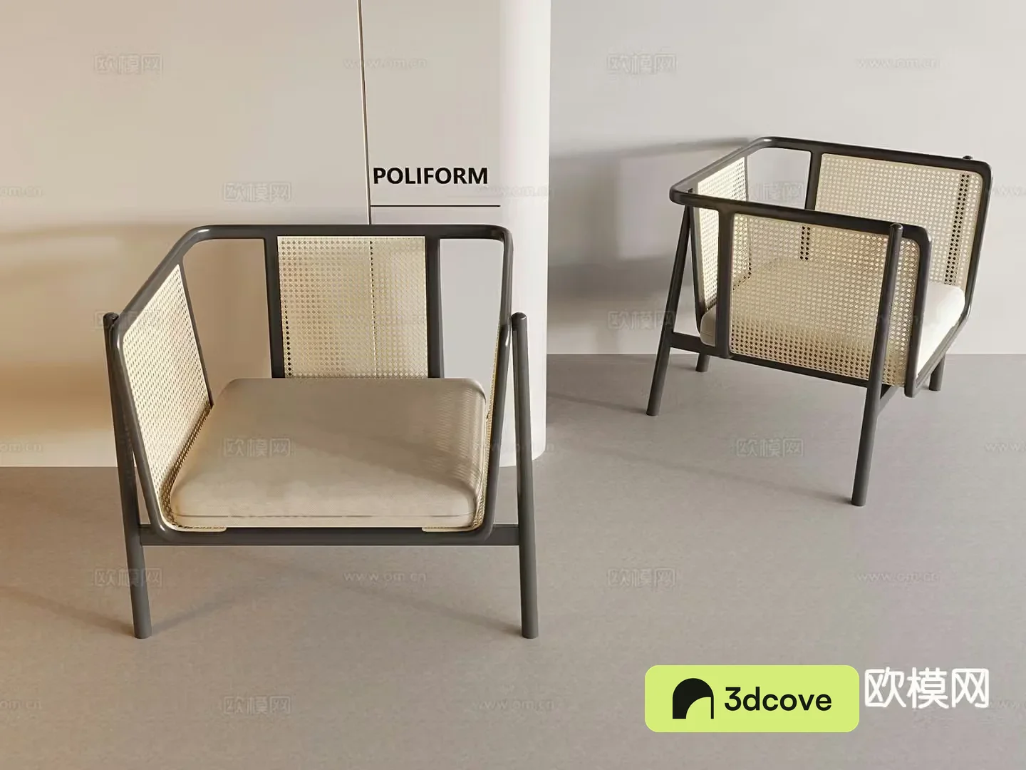 Wabi-sabi style leisure sofa