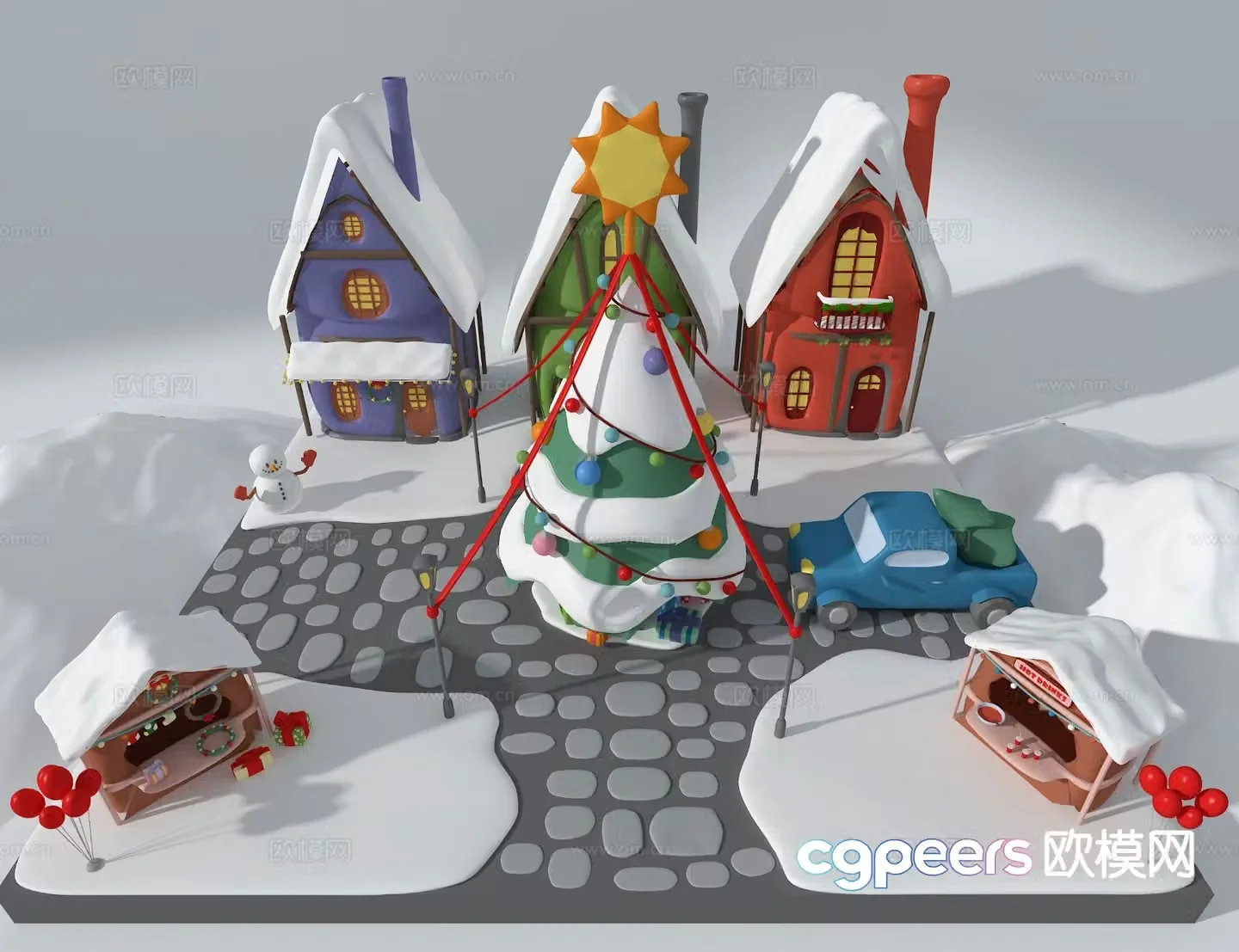 Children’s Christmas decoration Christmas tree decoration 3D model