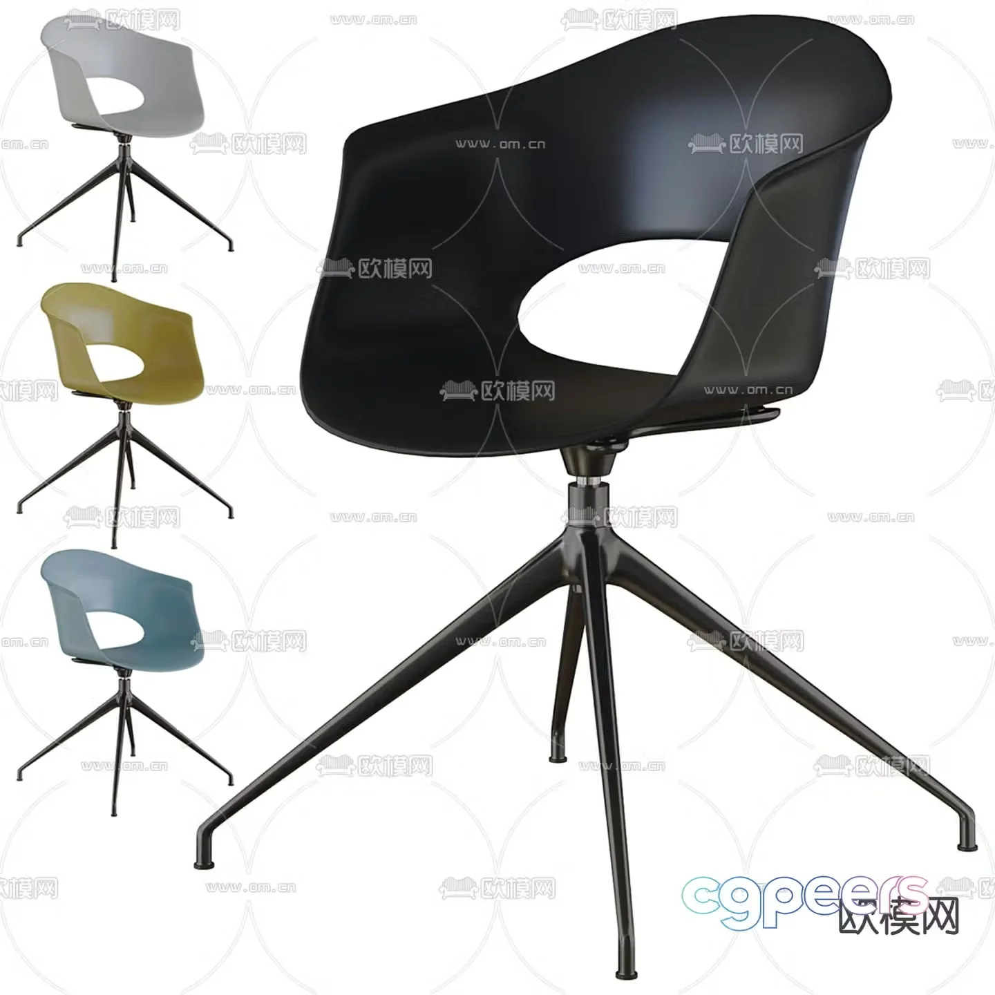 Office chair conference chair 3d model