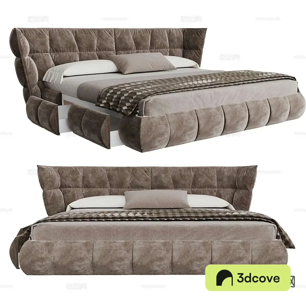 Nordic double bed
